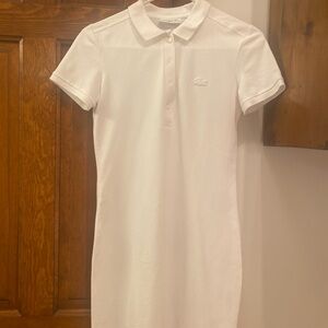 Lacoste Women's Classic White Dress